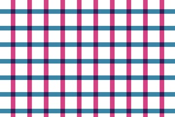 Checkered tablecloth gingham seamless pattern in pink and green for classic, simple, cute wallpaper background 