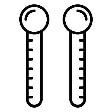 Measuring Spoons line icon