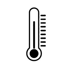 Temperature thermometer vector heat cold weather measurement icon