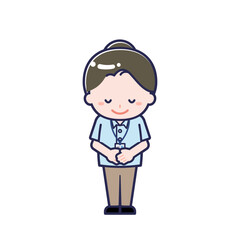 Fototapeta premium 介護士／女性 08