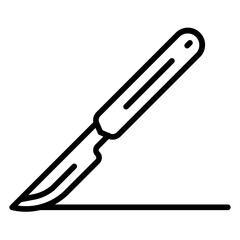 Scalpel line icon