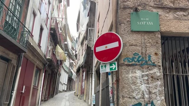 street sign in the city