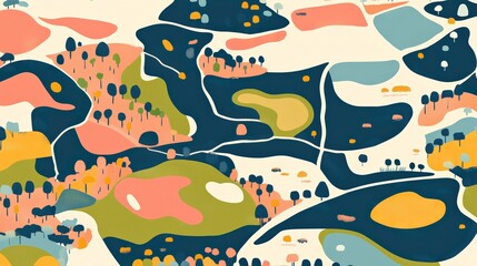 Iconic Golf Course Illustrations Across the US