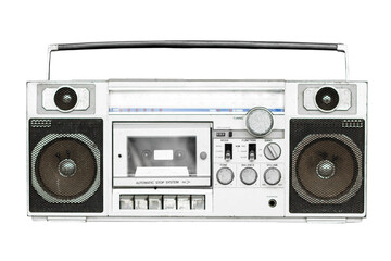 Boombox png, isolated object, transparent background