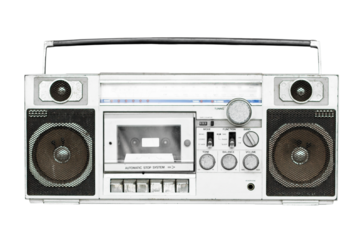 Boombox png, isolated object, transparent background
