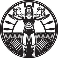 Body Builder woman