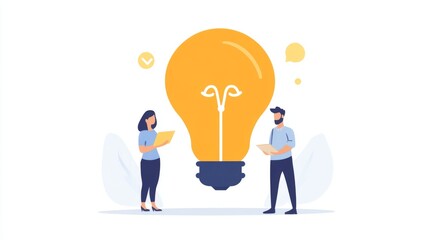 Creative teamwork and innovation concept with people discussing ideas and solutions