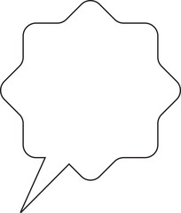 simple chat box line