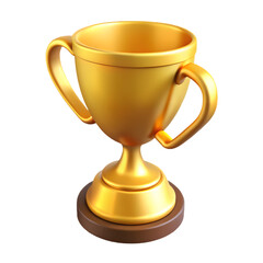 Golden Trophy Achievement, Victory, Success, Award, Champion