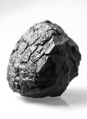 Obraz premium Unique Textured Piece of Black Coal