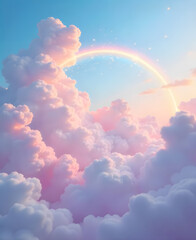 Vibrant Arch in the Sky.
