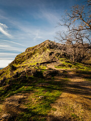 Fototapeta premium Sky Harbor Peak, near Fresno, California, Millerton Lake, and close to table mountain