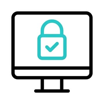 Secure Online Protection Data Encryption and Digital Security Icon