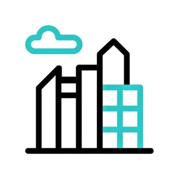 Modern Cityscape Skyline Illustration Urban Architecture Design