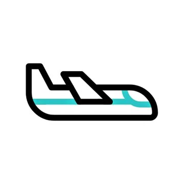 Airplane Icon Simple, Clean Vector Illustration for Travel and Aviation Designs