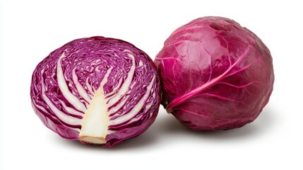 Obraz premium Red Cabbage Fresh Vegetable