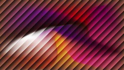 Obraz premium Colorful Fractal Glass Gradient Textures