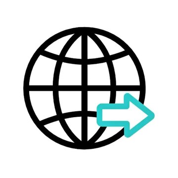 Global Network Connection Seamless Worldwide Connectivity Icon