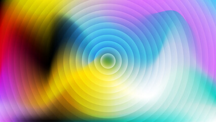 Colorful Fractal Glass Gradient Textures