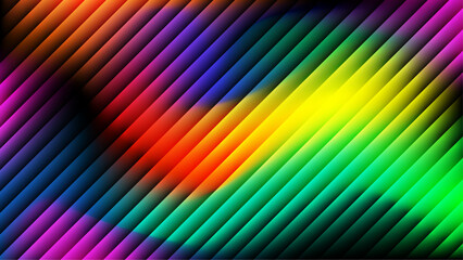 Colorful Fractal Glass Gradient Textures