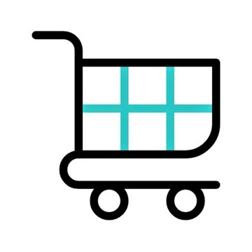 Shopping Cart Icon  Simple, Clean Design for E-commerce and Retail