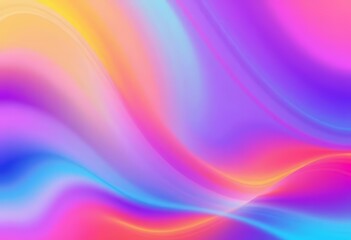 Abstract wavy background with vibrant, dynamic color gradients , modern, energy