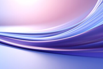 A smooth blue and purple curve with a soft gradient background, the overall effect is elegant and modern