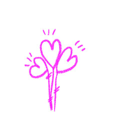 vector illustration of a pink ribbon