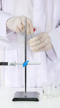 Chemical Reaction with Lead Nitrate and Potassium Iodide