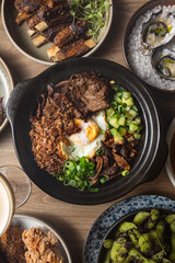 delicious food in a restaurant