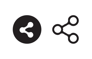 Sharing icons set. Icons share isolated on white background.Set of share icon. Share arrow symbol collection. Vector illustration eps 10.