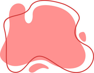 Colourful Blob Decoration Element Set