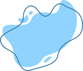 Colourful Blob Decoration Element Set