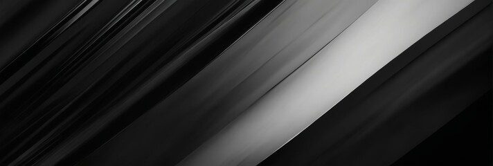 Obraz premium Dynamic Black and White Abstract Background with Diagonal Lines from TopDown Perspective