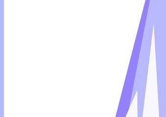 Blank certificate background with purple triangle motif in the corner