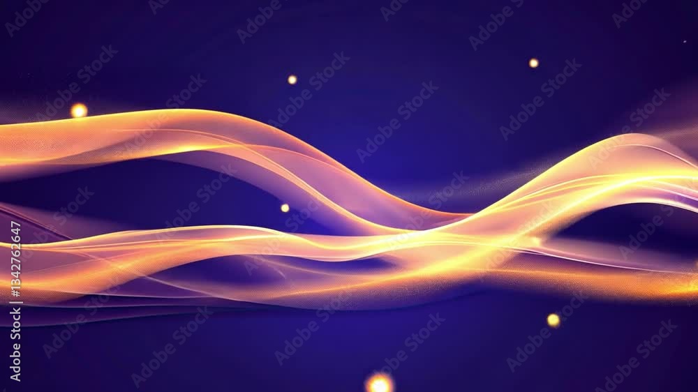 Poster colorful abstract waves of light dynamic flowing backgrounds with glowing energy for elegant design 