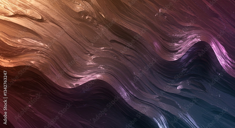 Aufkleber a colorful, abstract background with a wave pattern