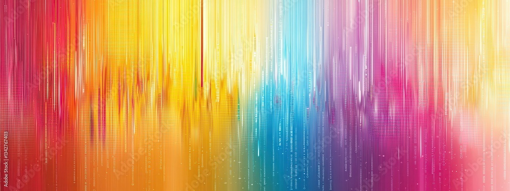 Poster vibrant abstract background with colorful vertical stripes and lines