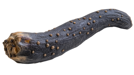 Decomposition: a detailed, close-up shot of a decomposing vegetable, revealing texture and natural decay, a stark reminder of organic processes and the passage of time.