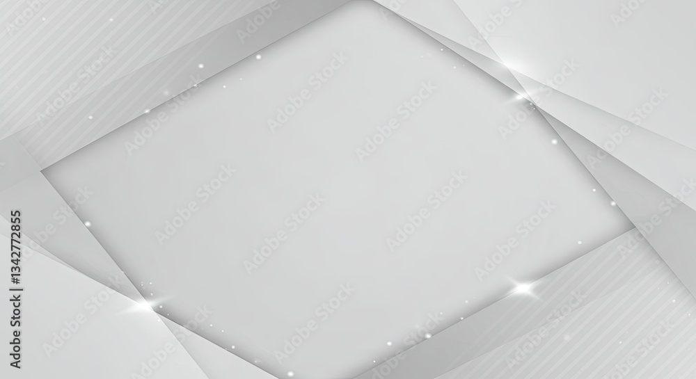 Poster a white background with a diamond shape in the middle