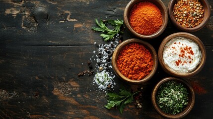 A fragrant Arabic breakfast, featuring the tangy labneh, the earthy foul, and the vibrant muhammara, a symphony of flavors and aromas, served on a rustic wooden table.