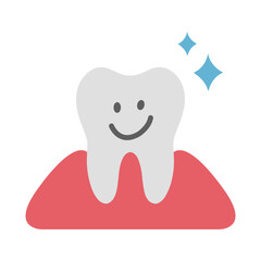 깨끗한 치아 일러스트