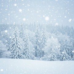 Fototapeta premium winter landscape with trees