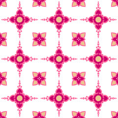 pattern batik flower damask ethnic boho ikat texture tribal geometric background