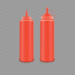 Two Bottles of Mustard. Vector
