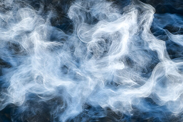 Abstract Smoke Swirls Dance