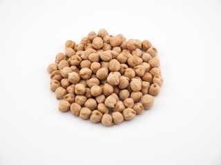 신선한 유기농 콩, 병아리콩