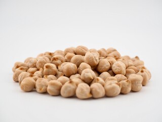 신선한 유기농 콩, 병아리콩