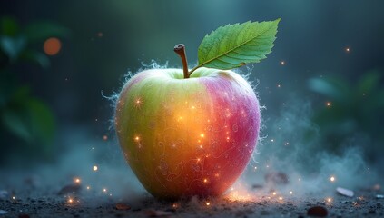 A beautiful dream tale in an apple