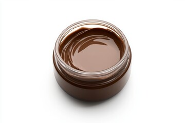 Dark chocolate spread in a jar